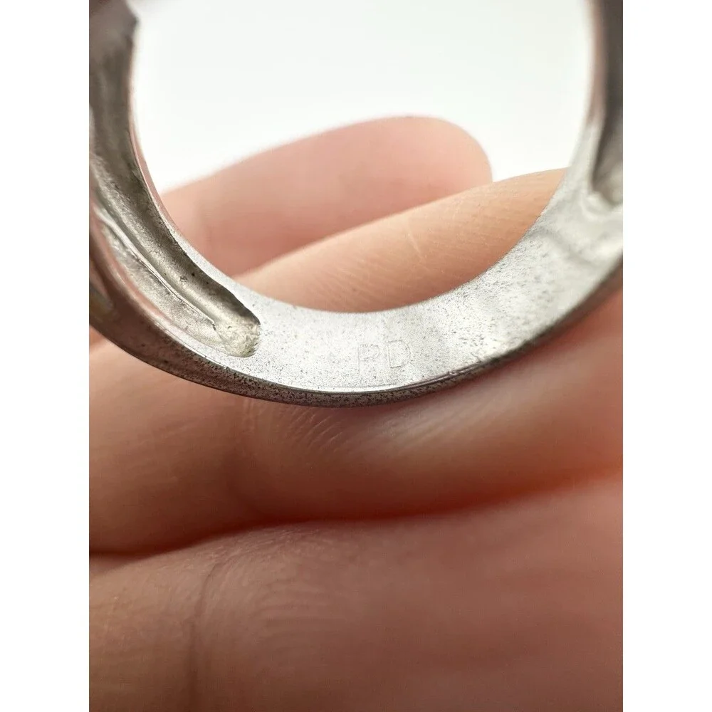 premier designs ring Purple Glass Ring Size 5 Gold Silver Two Tone